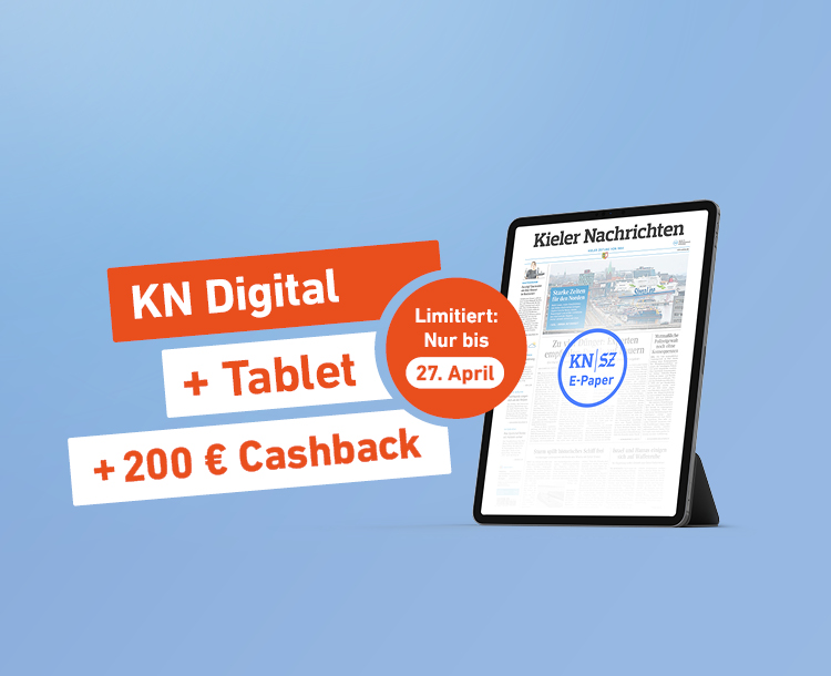 Einfach lesen. Mehr bekommen. KN Digital + Tablet + 200 € Cashback - Limitiert: Nur bis 27. April